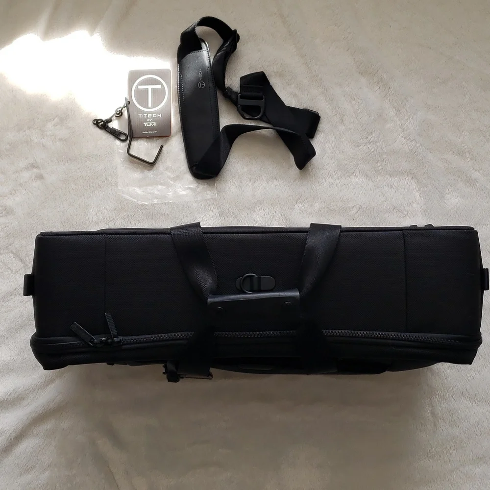 Tumi Tech Garment Bag Tri-Fold Carry-On Bag black